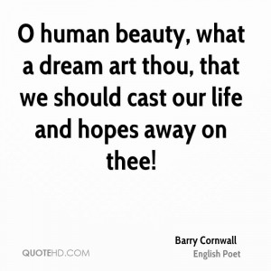 Barry Cornwall Beauty Quotes