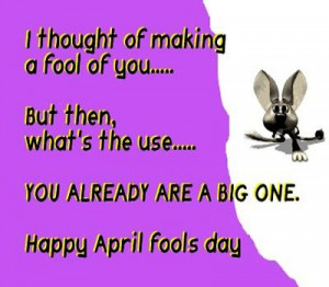 Funny april fool picture messages