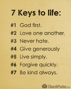 Keys To Life | Bible Quotes