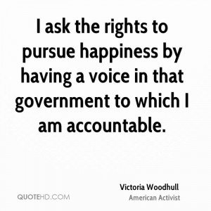 Victoria Woodhull Happiness Quotes