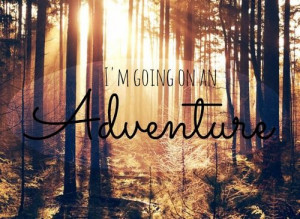 going on an adventure