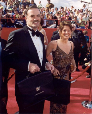 PwC's Greg Garrison & Lisa Pierozzi. Greg delivered Oscars ballots ...