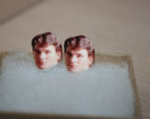 Patrick Swayze Post Stud Earrings Celebrity Inspired Jewelry