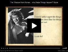 Wonderful little video of quotes from inspirational women. Worth a ...