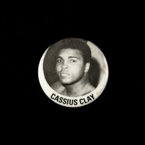 1960s Cassius Clay 175 Pinback Button picture