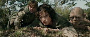 Samwise Gamgee Sean Astin Frodo Baggins Elijah Wood şi Gollum picture