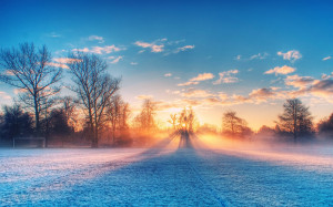 Image for Stunning Winter Sunset Free Wallpaper Download 2014 HD ...