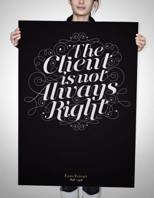 Typographic Poster by Nicolas Baillargeon
