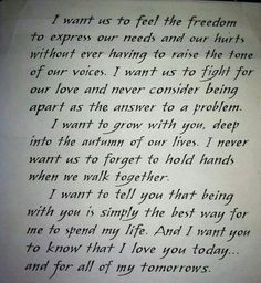 This kinda love I want in my life at this age and stage...no more ...