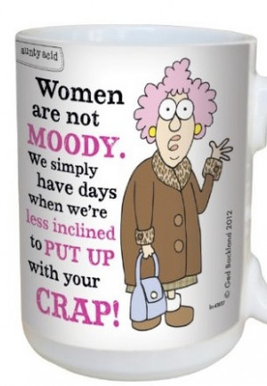 women are not moody...