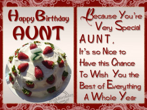 Birthday Wishes for Aunt - Birthday Cards, Greetings