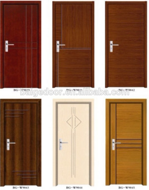 veneer wood door with handle and lock teak wood door design main doors