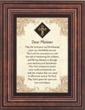 Dear Minister Heartfelt Pastor's Appreciation Christian Sentiments 3-d ...