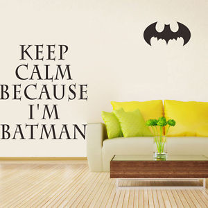 DIY-Keep-Calm-Batman-Removable-Quote-Wall-Sticker-Decal-Vinyl-Home ...
