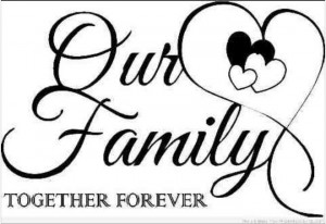 Our family together forever tattoo design
