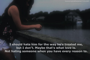 girl, hate, hurt, love, love is, photography, quotes, should, text