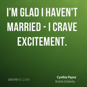 Cynthia Payne Marriage Quotes