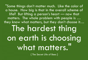 Quote from: The Secret Life of Bees by Sue Monk Kidd .