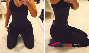 Khloe Kardashian Posts NEW Waist Cincher Photo on Instagram
