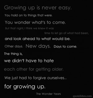 wonder years quotes