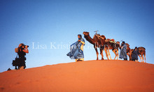 Lisa Kristine in the Sahara Desert in 2000