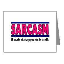Sarcastic Sayings Thank You Cards & Note Cards
