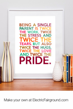 Quotes About Being A Single Mom Being a single parent