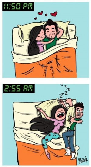 Bed couple #funny #true #reality