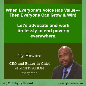 Ty Howard on Poverty, Quotes on Working with Children and Families in ...