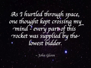 ... men famous people john glenn man spaces spaces flight literary quotes