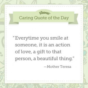 Kleenex Caring Quote
