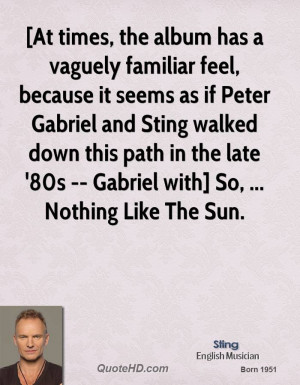 Sting Quotes