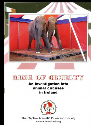 circuses held a total of 102 animals: 33 individuals of wild animal ...
