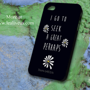 Great perhaps john green quote looking for alaska Phone Case Back ...
