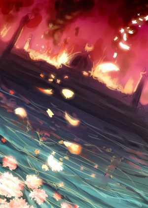 The end of the Silver Millennium on the Moon Kingdom - Sailor Moon