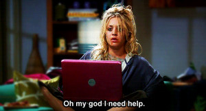 Penny Needs Help For Her Computer Addiction On The Big Bang Theory