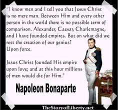Napoleon Bonaparte The life and repentance of Bonaparte More