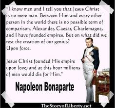 Napoleon Bonaparte The life and repentance of Bonaparte More