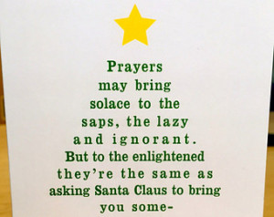 ... Greetings - WC Fields Quote, Atheist/Alternative Christmas Card