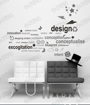 New Arrival Design quotes vinyl wall sticker FREE SHIPPING DIY wall ...