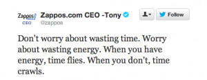 Advice From The Twitterverse: @zappos