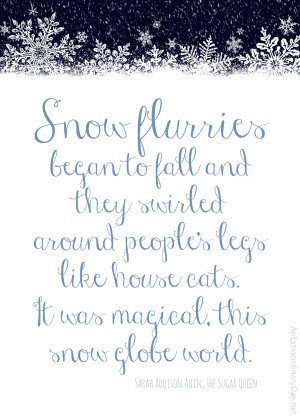 snow globe quotes