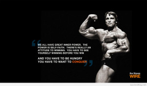 Arnold Schwarzenegger Motivational Quotes