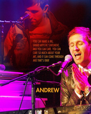 Andrew Dost and his never ending wisdom.