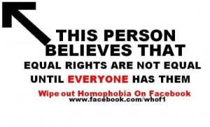 Equal Rights for everyone
