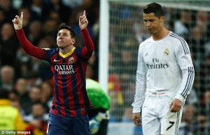 Rivals: Lionel Messi and Cristiano Ronaldo will again go head-to-head ...