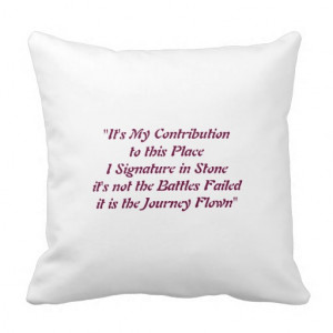 Quote Pillow: from Lyrics 