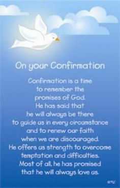 Confirmation Blessings | confirmation prayer More