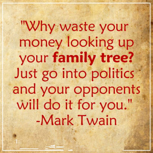 ... Tree ? Just Go Into Politics And Your Opponents Will Do It For You