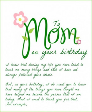 Funny Cards for Birthday Moms